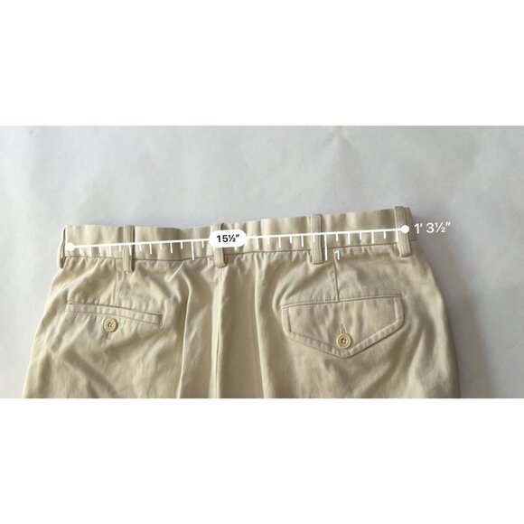 Vintage Polo by Ralph Lauren Straight Leg Jeans in Cream - Picture 3 of 4